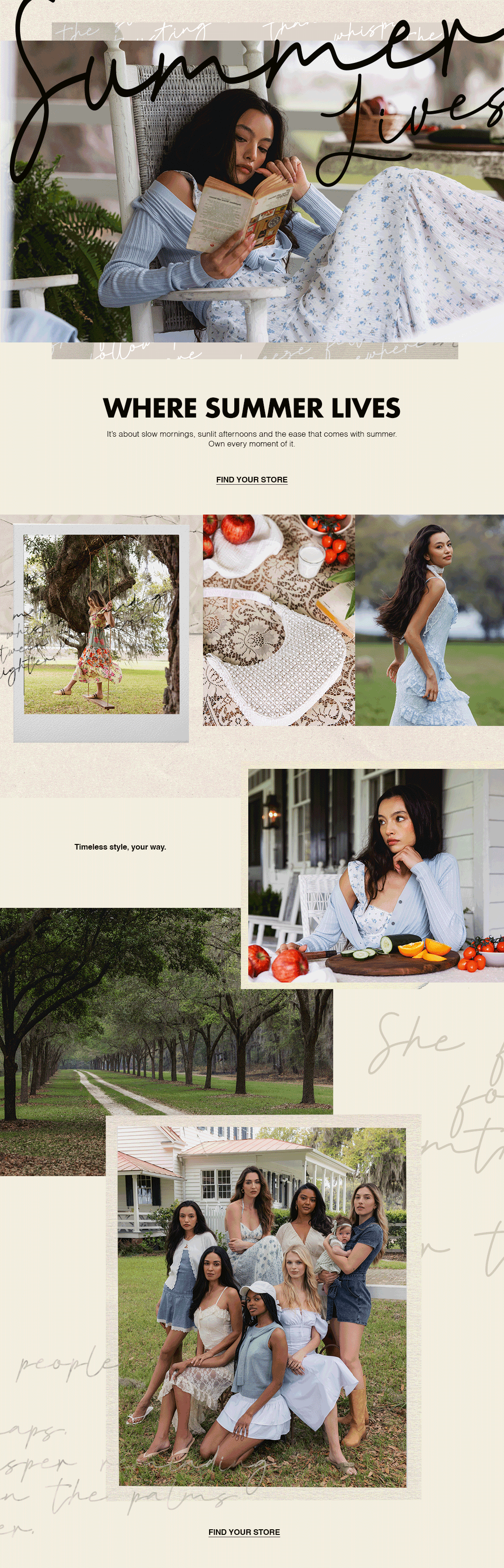 Ross where summer lives. Find your store. Images of women wearing summer dresses