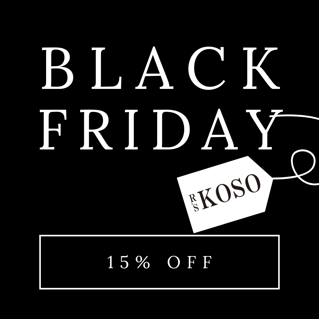 Black Friday 15%Off