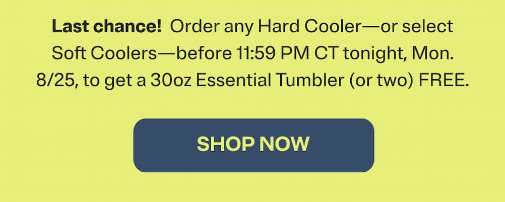 Last Chance - Shop Now