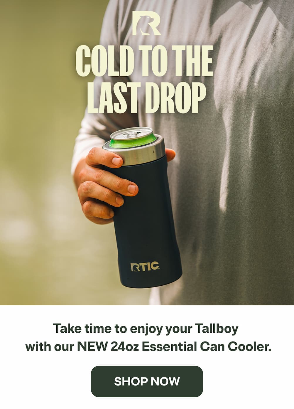 Cold to the last drop - 24oz Essential Can Cooler