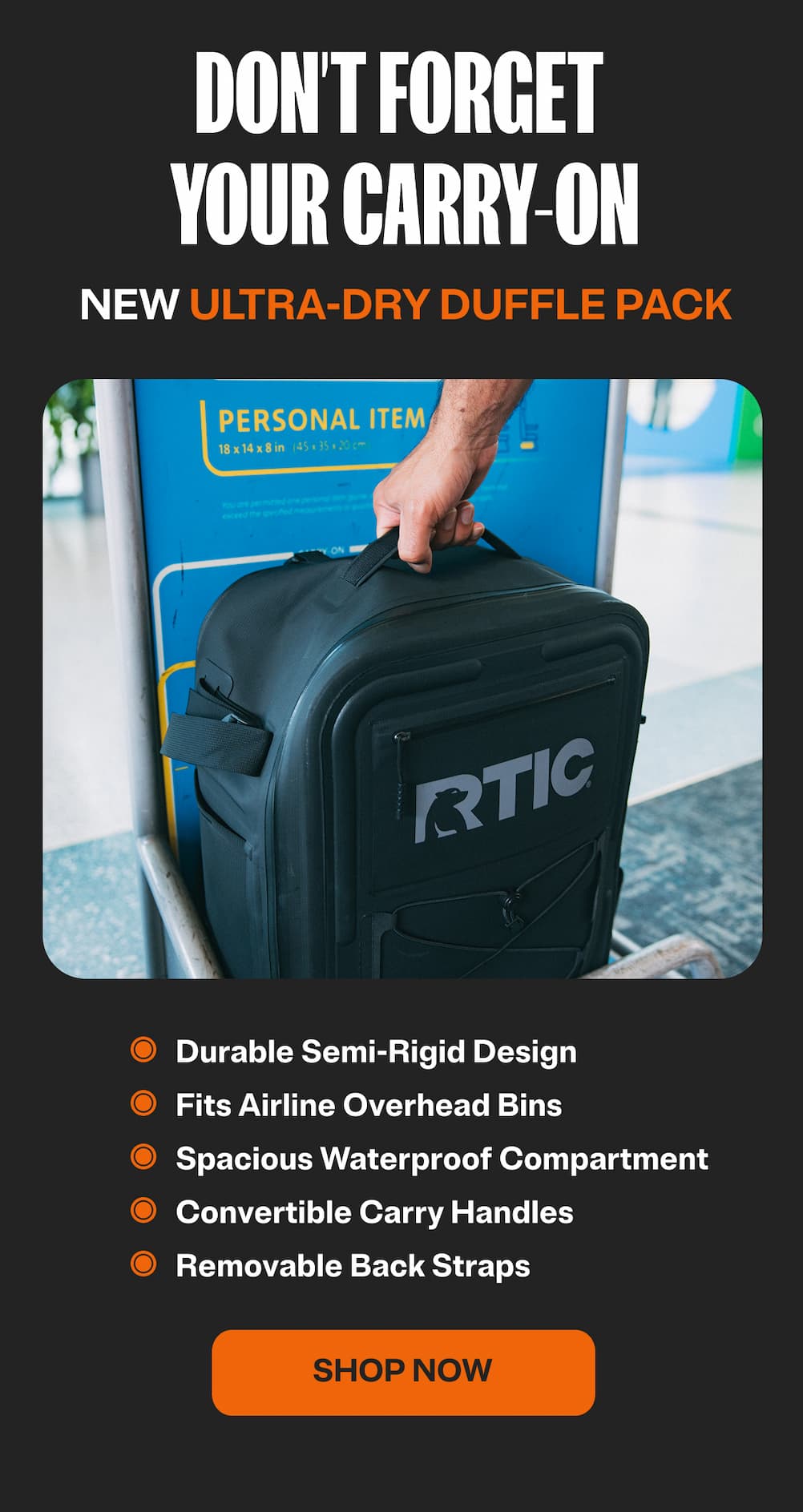 New Ultra-Dry Duffle Pack