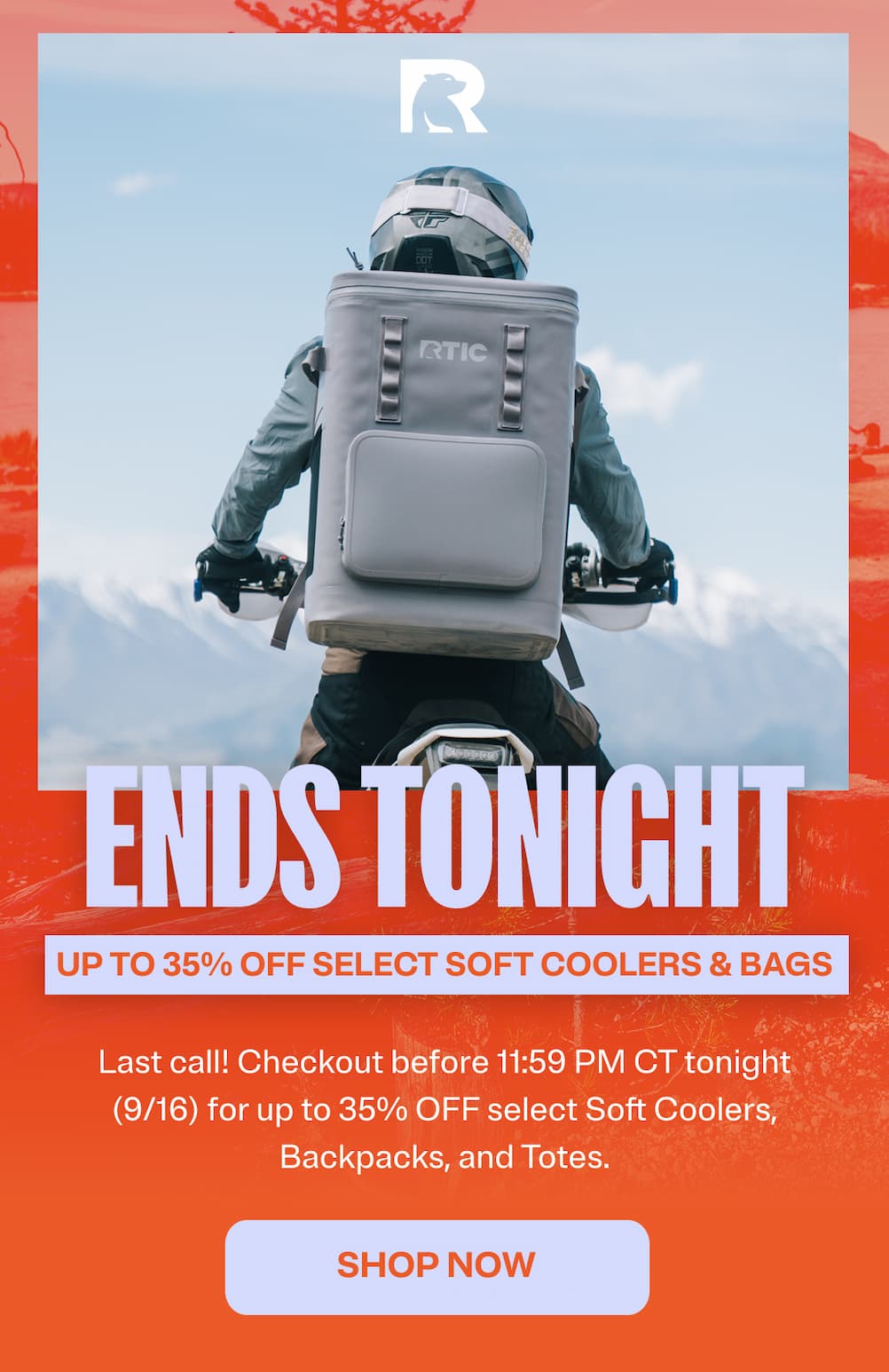 Ends Tonight - Soft Cooler Sale