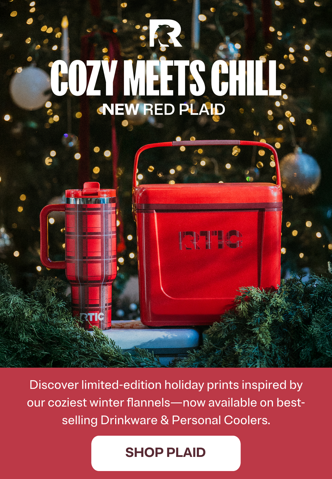 Cozy Meets Chill New Red Plaid 