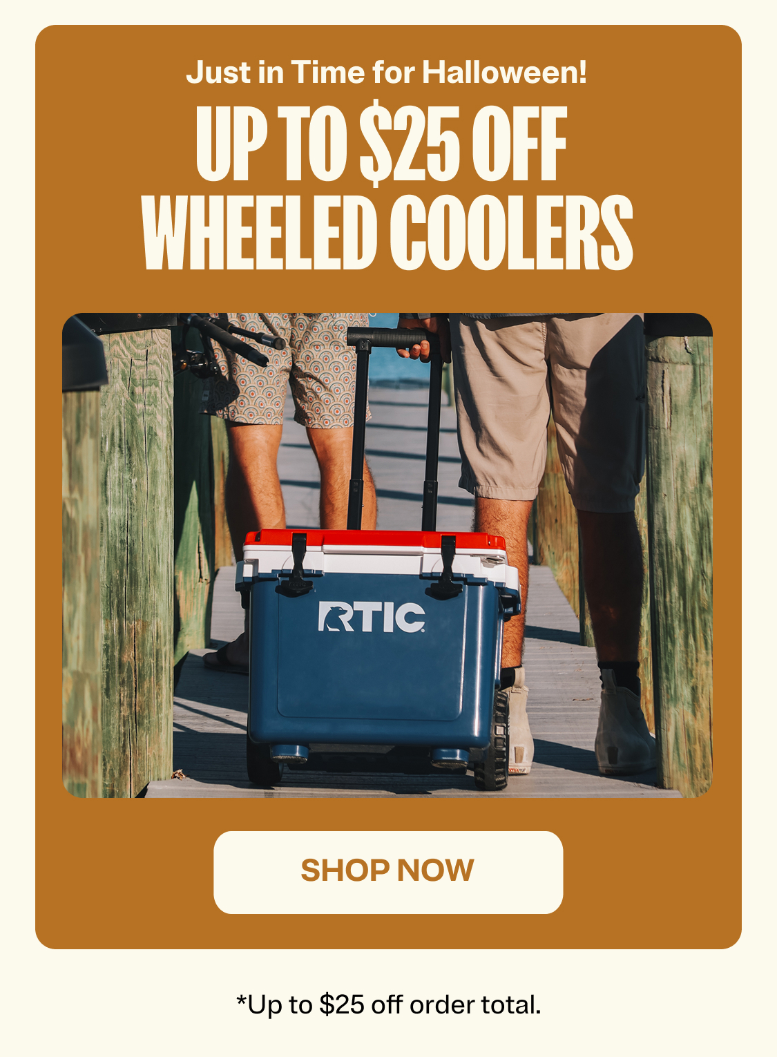 Just in Time for Halloween! Up to $25 Off Wheeled Coolers