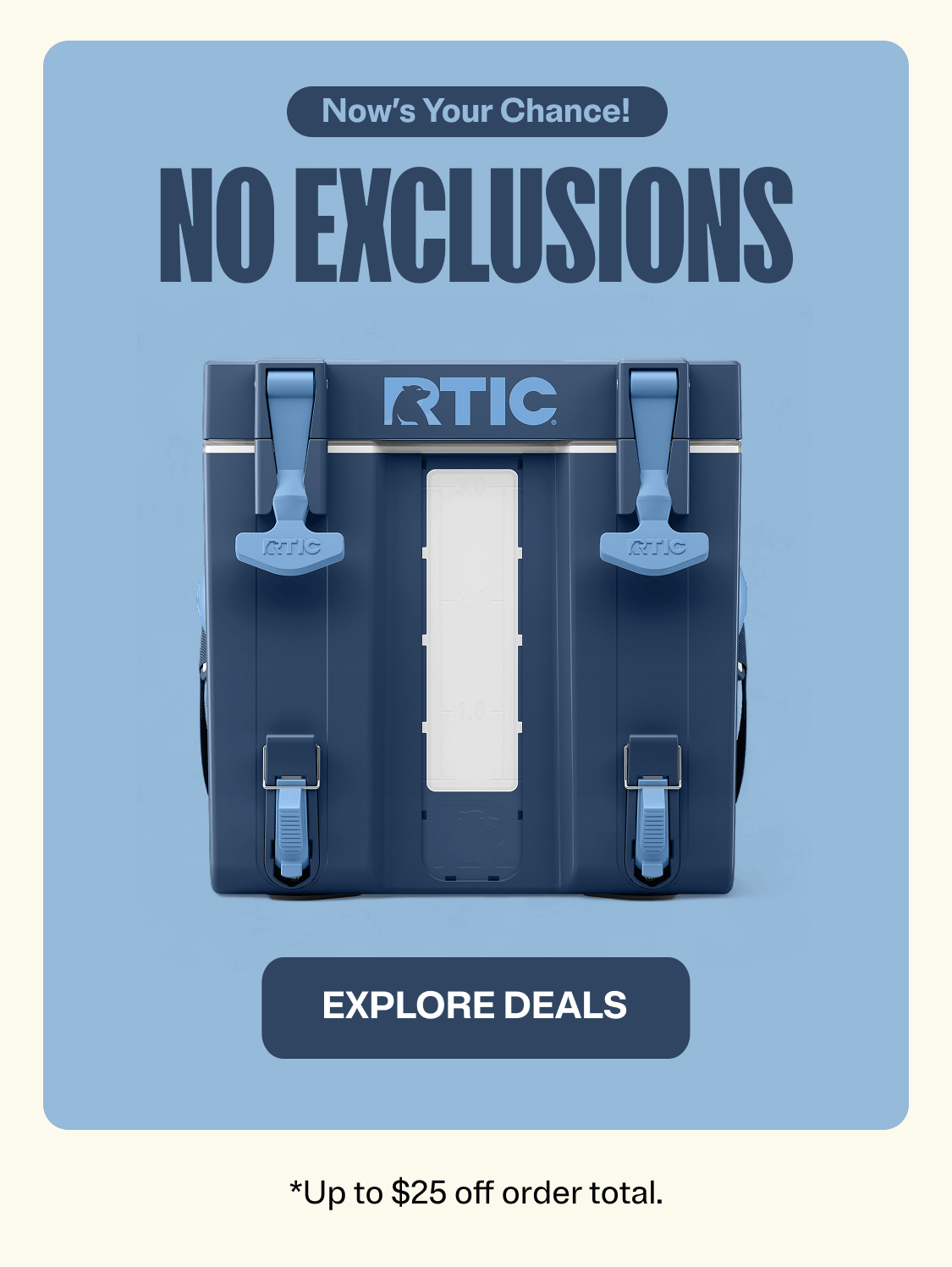 No exclusions!