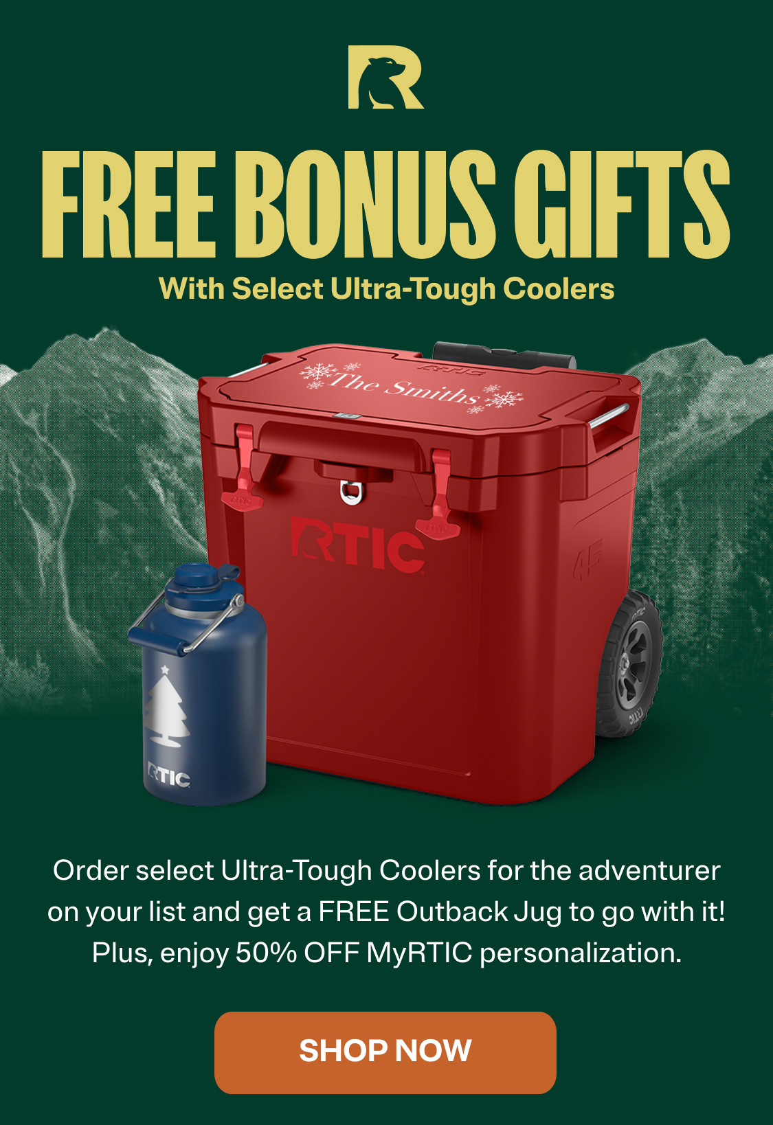 Free Bonus Gifts with Select Ultra-Tough Coolers