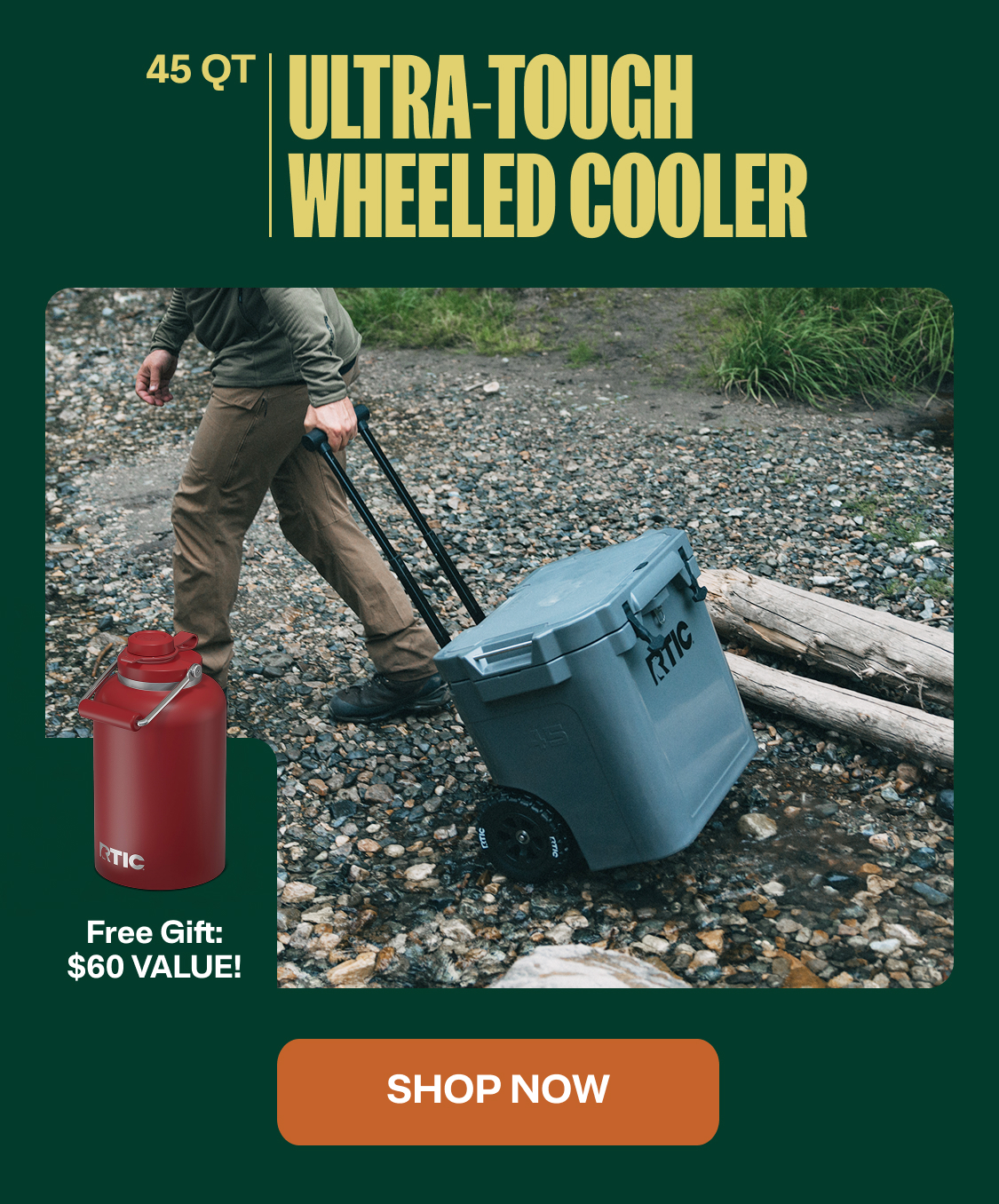 Shop Ultra-Tough Wheeled Cooler
