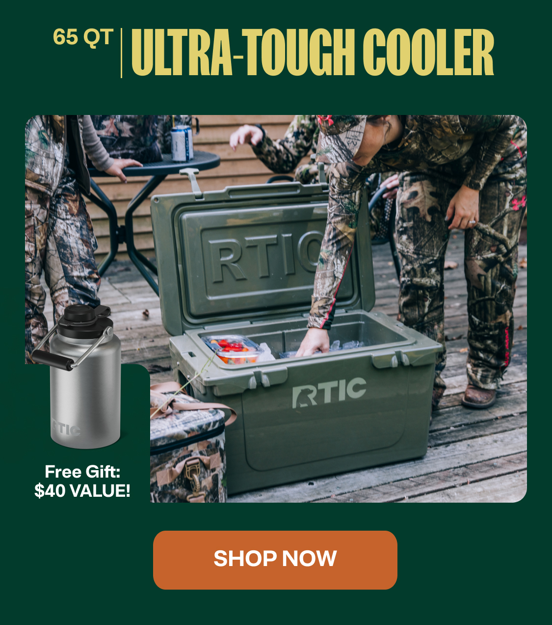 65 Qt Ultra-Tough Cooler
