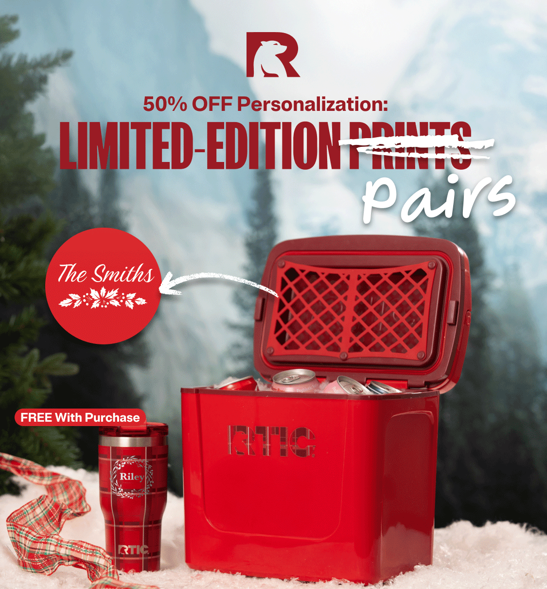 50% Off Personalization: Limited Edition Holiday Pairs