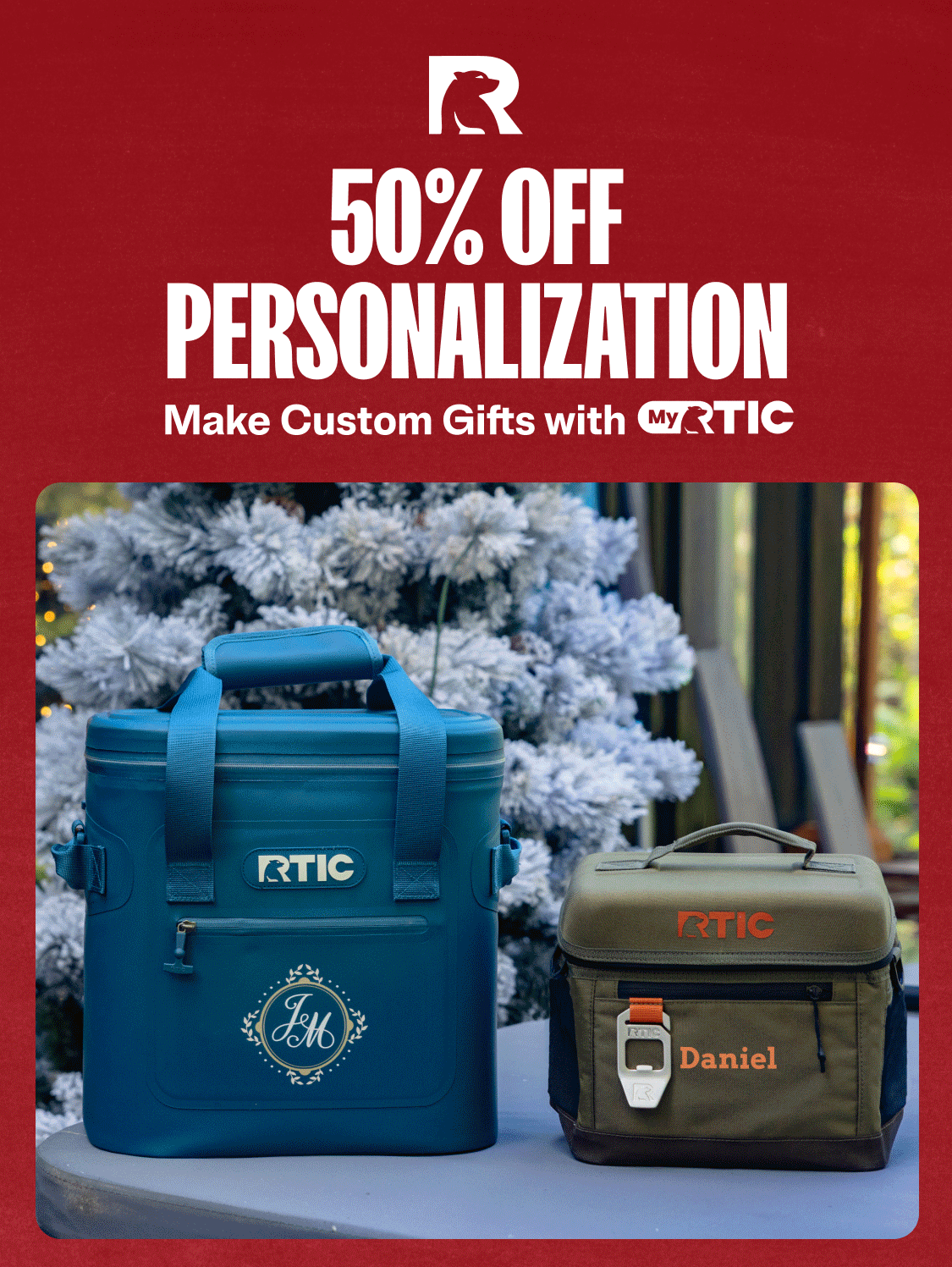 50% Off Personalization: Make Custom Gifts with MyRTIC