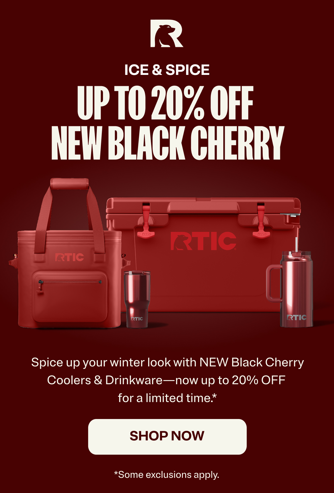 Up to 20% Off New Black Cherry