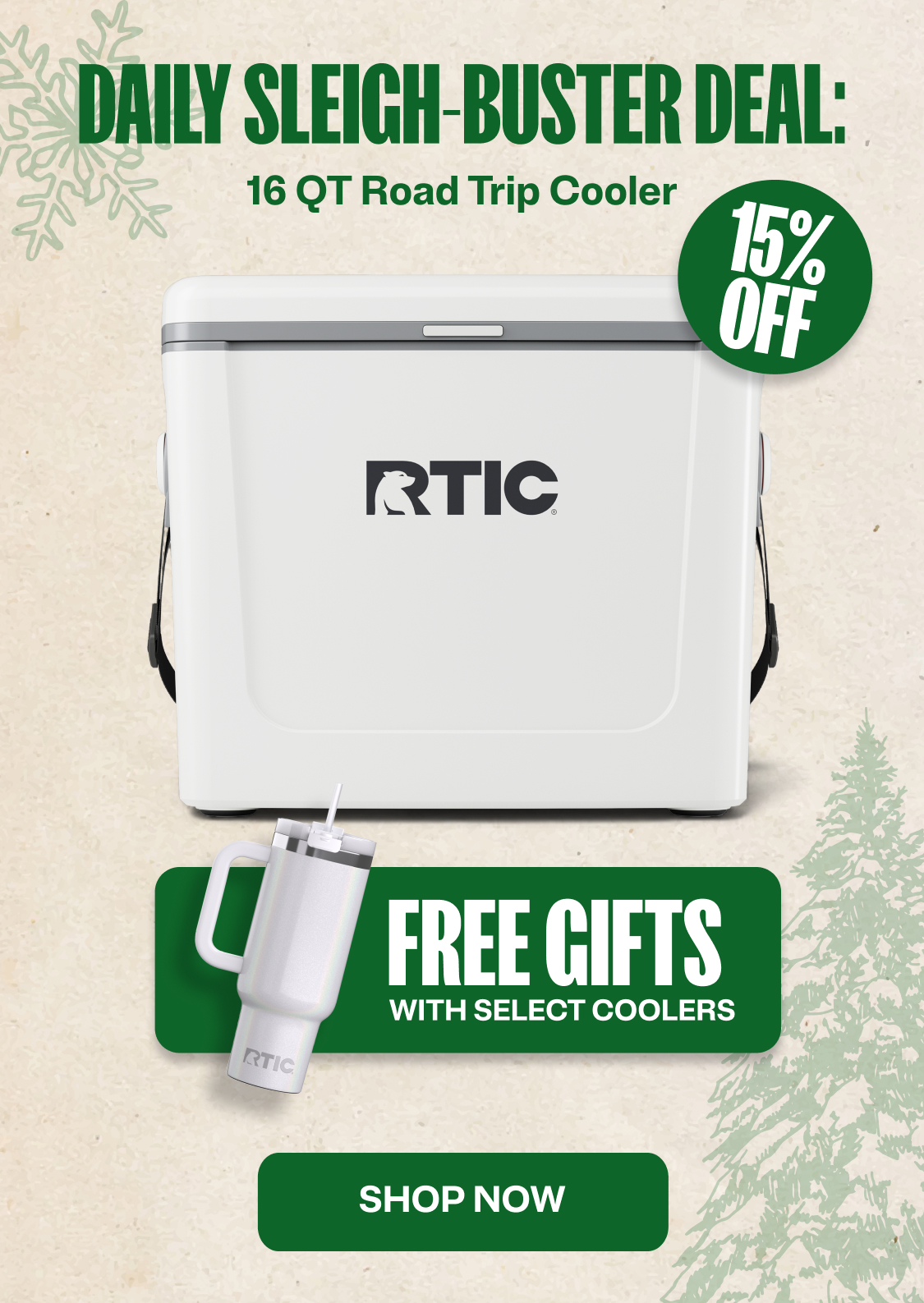 Today's Top Pick: 16 QT Road Trip Cooler