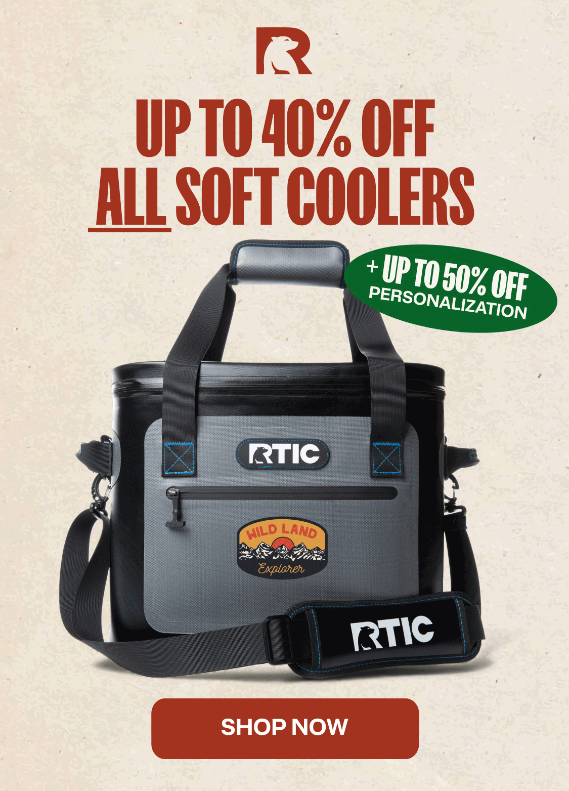 Up to 40% Off All Soft Coolers