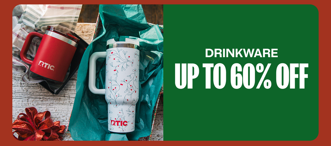 Drinkware up to 60% off
