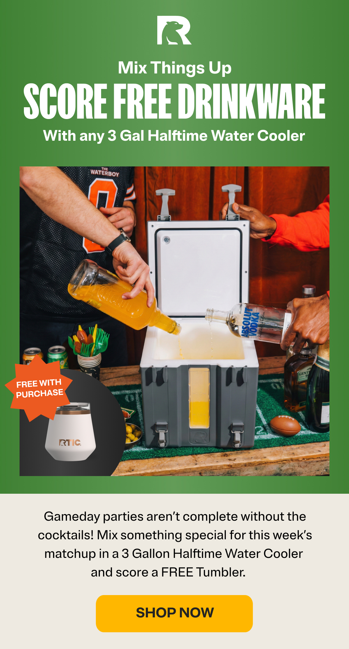 Mix Things Up Score Free Drinkware