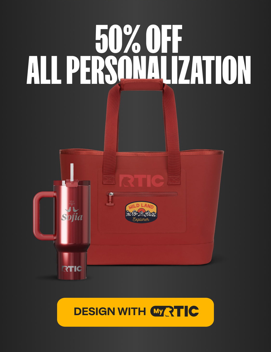 50% Off All personalization