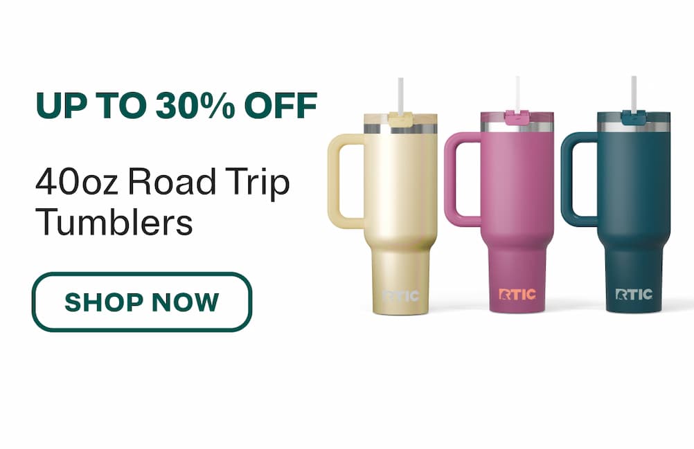 up to 30% off 40oz road trip tumblers