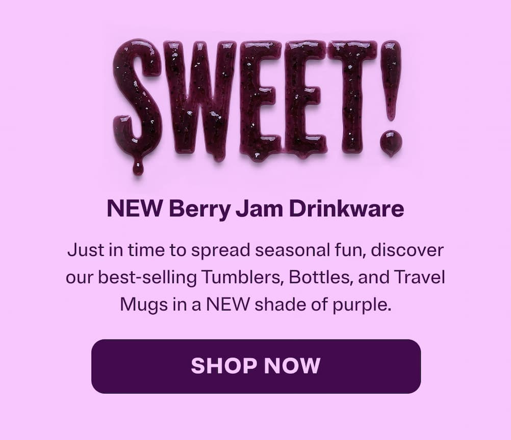 New Berry Jam Drinkware - Shop Now