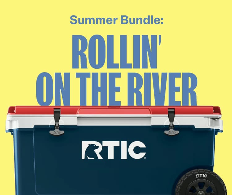Summer Bundle: Free River Tube and Sun Hoodie with any 72QT ultra-light wheeled cooler