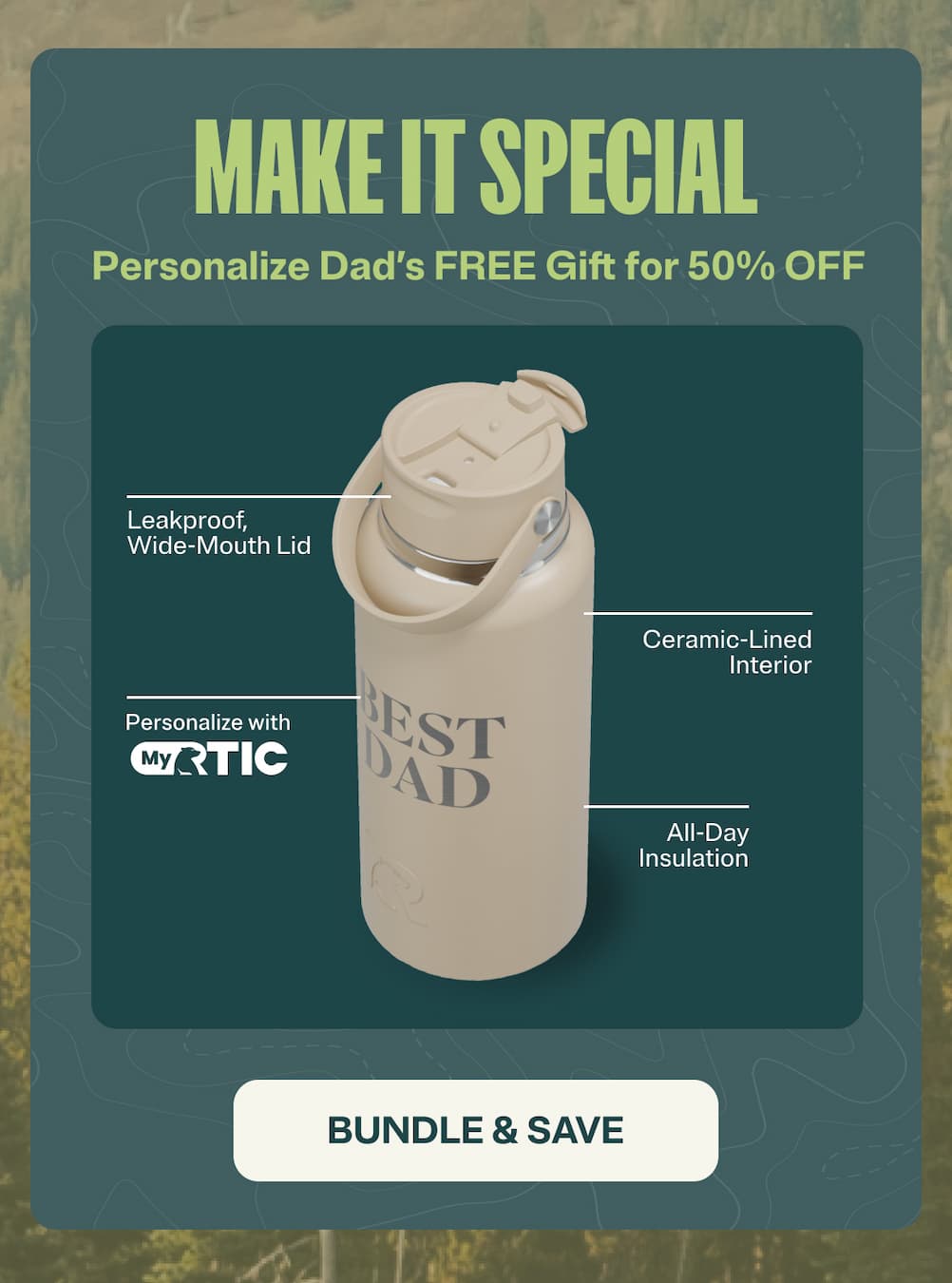 Make it Special - Personalize faf's free gift for 50% off