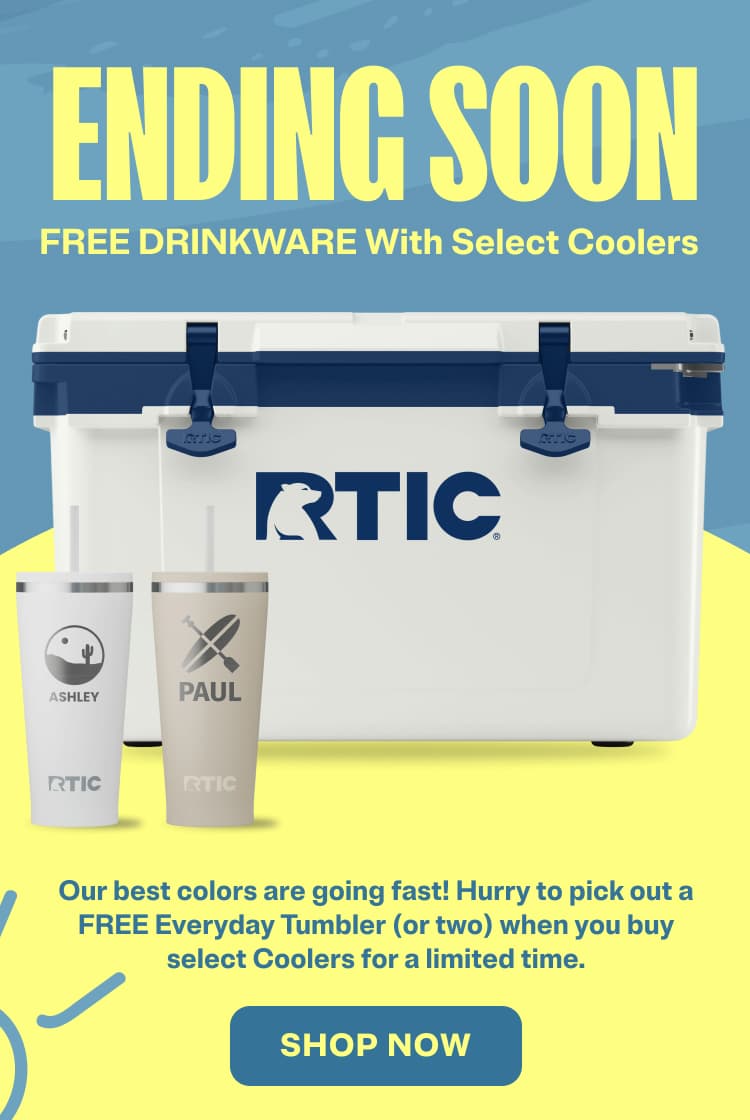 Sip into summer ending soon! Free tumblers with select coolers. 