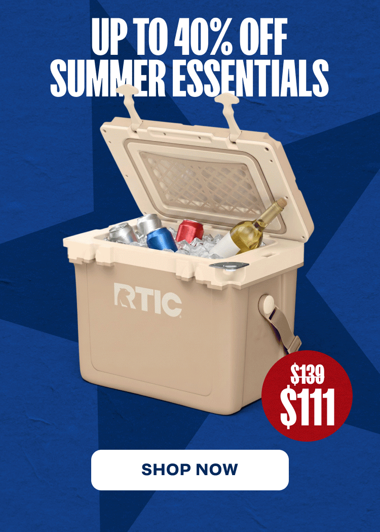 Up to 40% off summer essentials