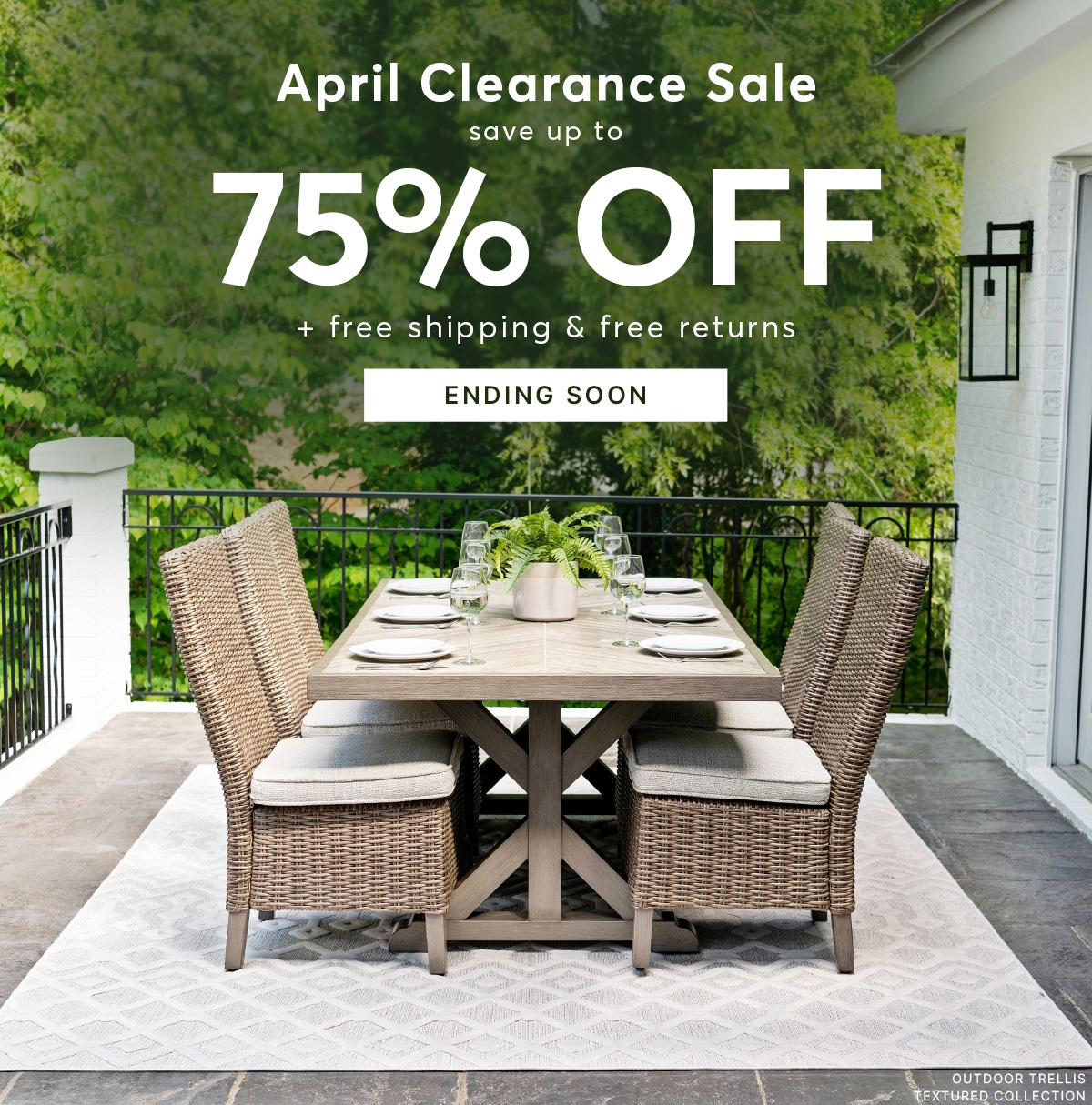 April Clearance Sale