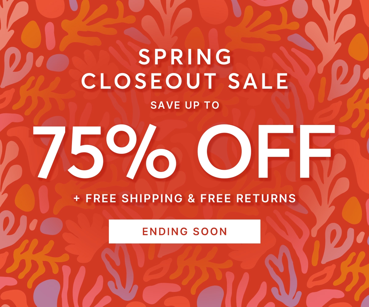 Spring Closeout Sale