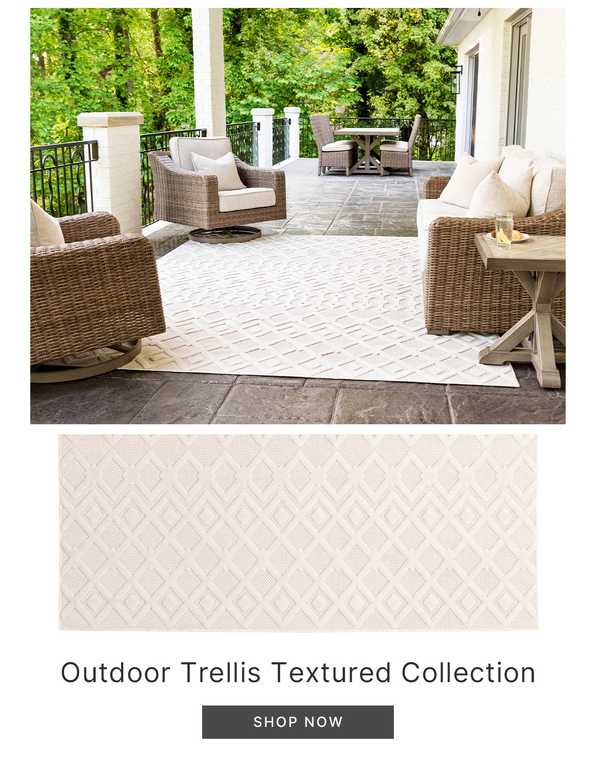 Outdoor Trellis Textured Collection