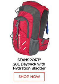 STANSPORT® 20L Daypack with Hydration Bladder - Shop Now