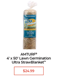 Amturf® 4' x 50' Lawn Germination Ultra StrawBlanket™ - $24.99