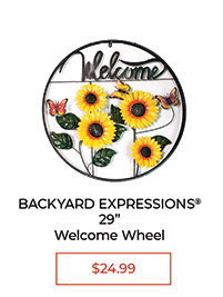 Backyard Expressions® 29" Welcome Wheel - $24.99