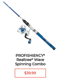 Profishiency® Realtree® Wave Spinning Combo - $39.99