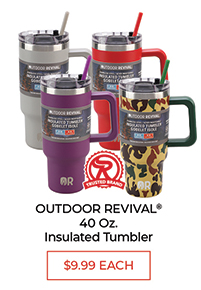 Outdoor Revival® 40 Oz. Insulated Tumbler - $9.99 Each