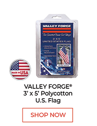 Valley Forge 3’ x 5’ Polycotton U.S. Flag - Shop Now