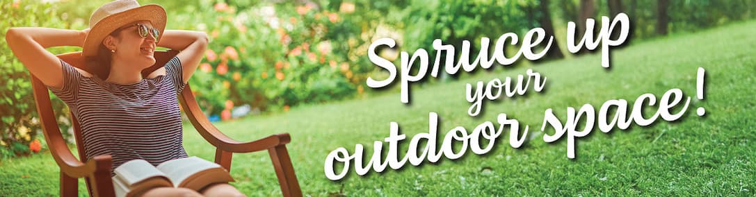Relaxing in a blooming garden — spruce up your outdoor space!