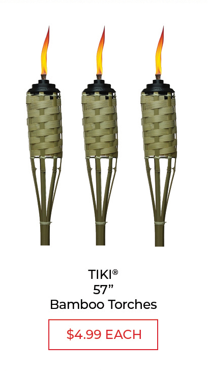 TIKI 57” Bamboo Torch - $4.99