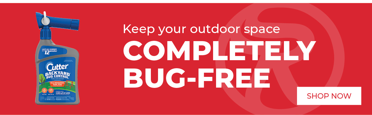 Keep your outdoor space bug-free Cutter Backyard™ Bug Control Spray Concentrate, 32 oz.