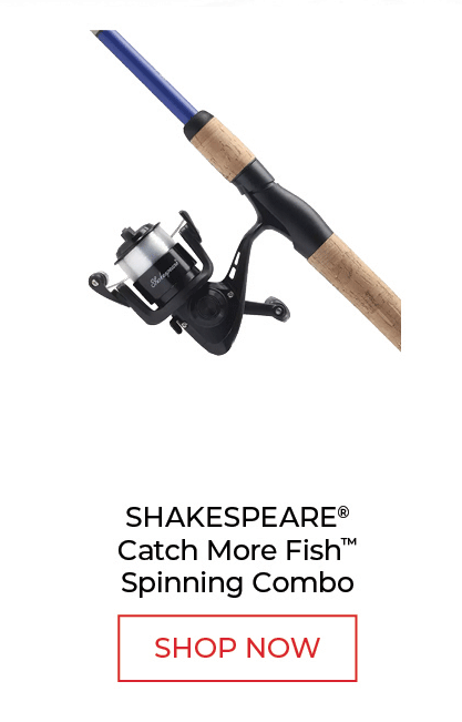 Shakespeare Catch More Fish™ Walleye Spinning Combo SHOP NOW