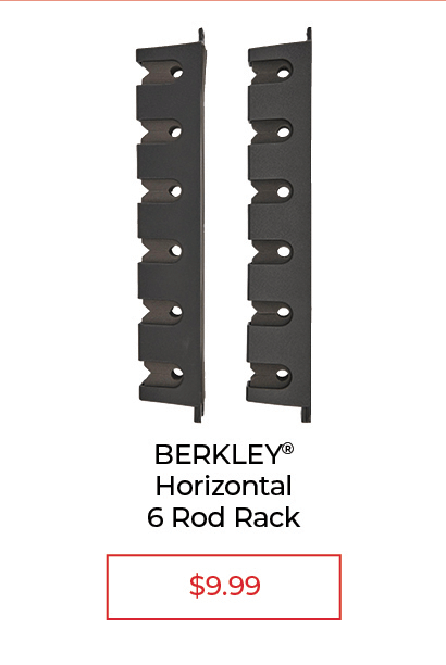 Berkley Horizontal 6 Rod Rack $19.99