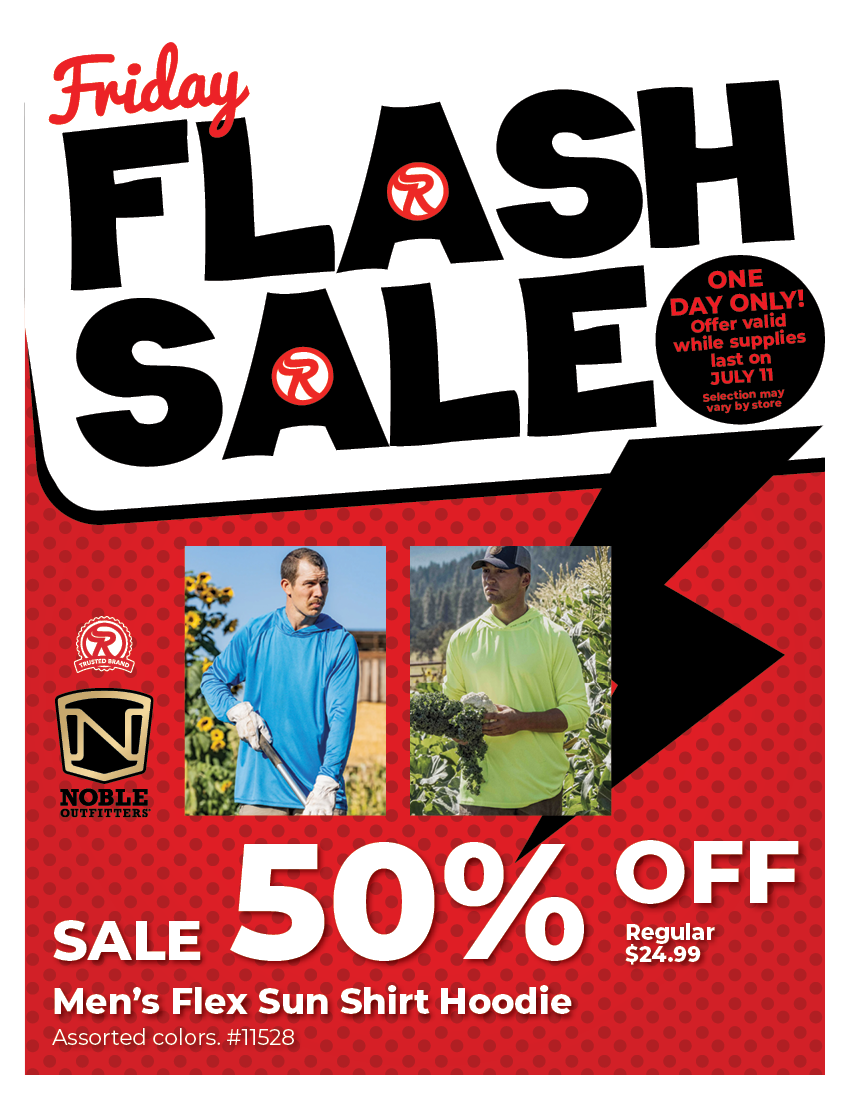 Friday Flash Sale - Men's Flex Sun Shirt Hoodie - SALE 50% OFF