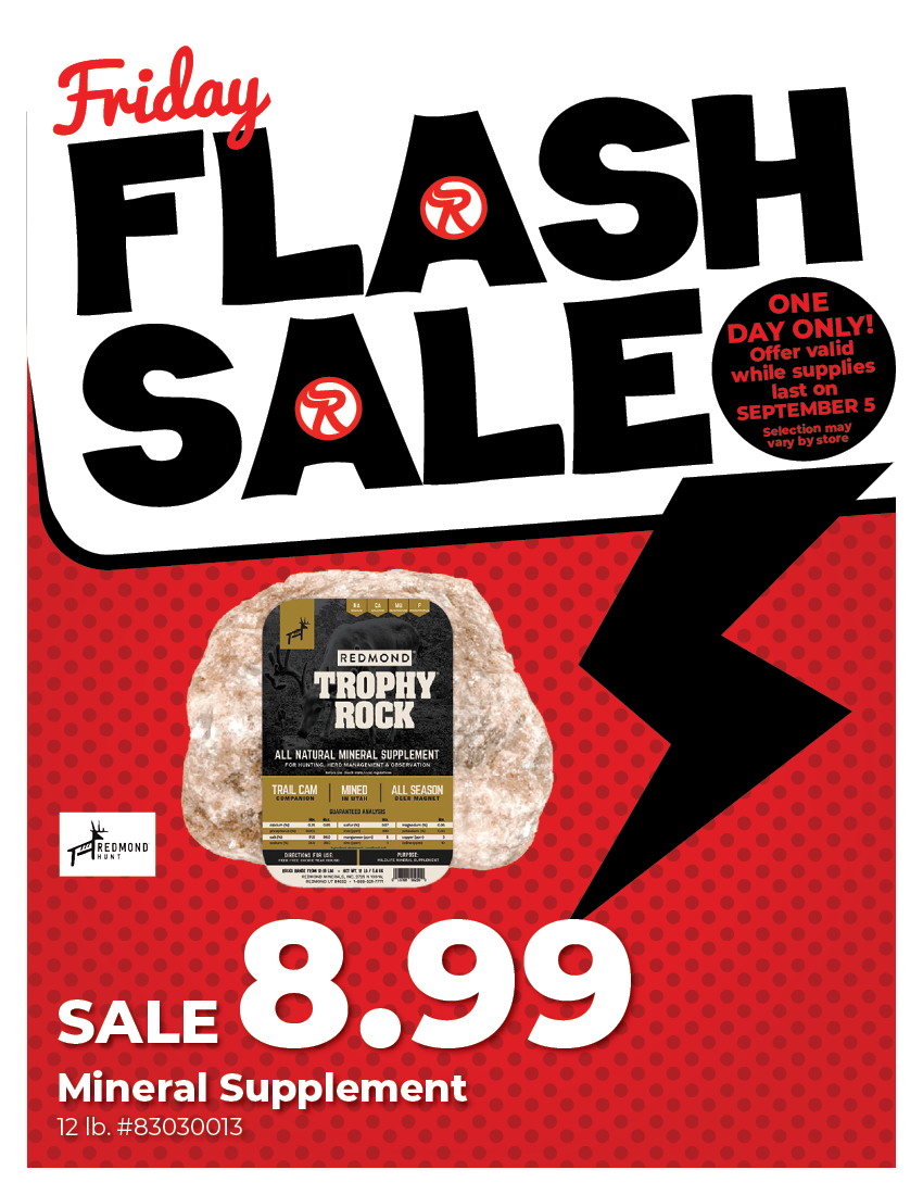 Friday Flash Sale - Trophy Rock Mineral Supplement SALE 8.99