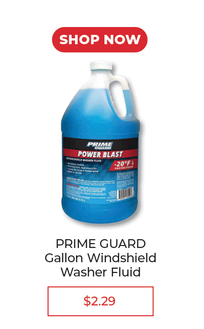 Prime Guard Gallon Windshield Washer Fluid - $2.29