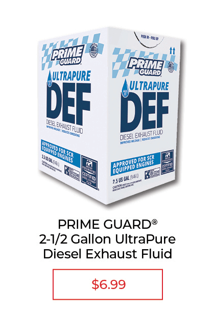 PRIME GUARD® 2-1/2 Gallon Ultrapure Diesel Exhaust Fluid - $6.99
