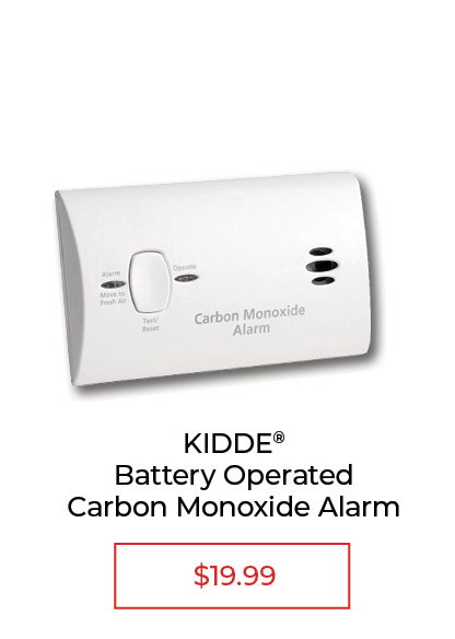 Kidde Battery Operated Carbon Monoxide Alarm - $19.99