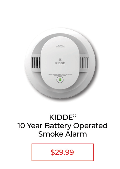 Kidde 10 Year Battery Operated Smoke Alarm