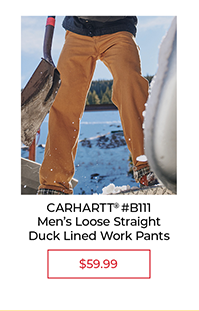 Carhartt® Men's Loose Duck Lined Utility Work Pants - $59.99