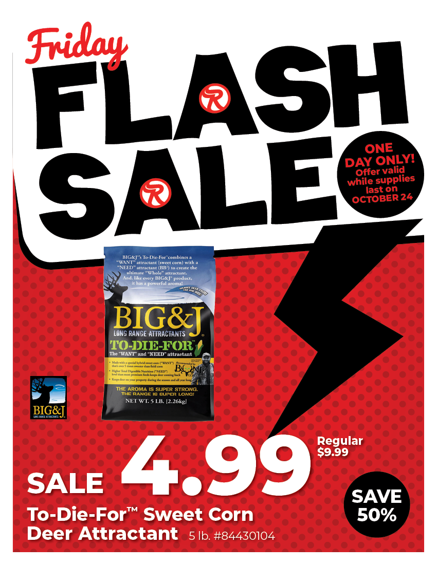 Friday Flash Sale - To-Die-For Sweet Corn Deer Attractant, 5 lb - SALE $4.99, 50% Off