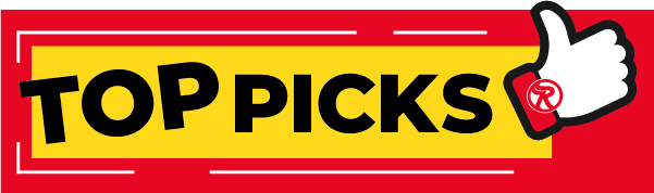 Top Picks text with Runnings logo and Thumbs up image