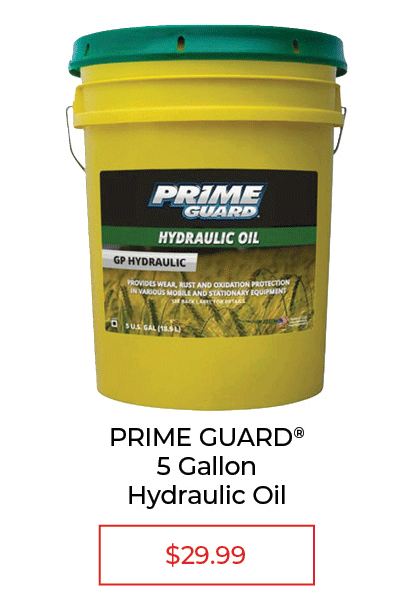Prime Guard 5 Gallon Hydraulic Oil - SALE $29.99